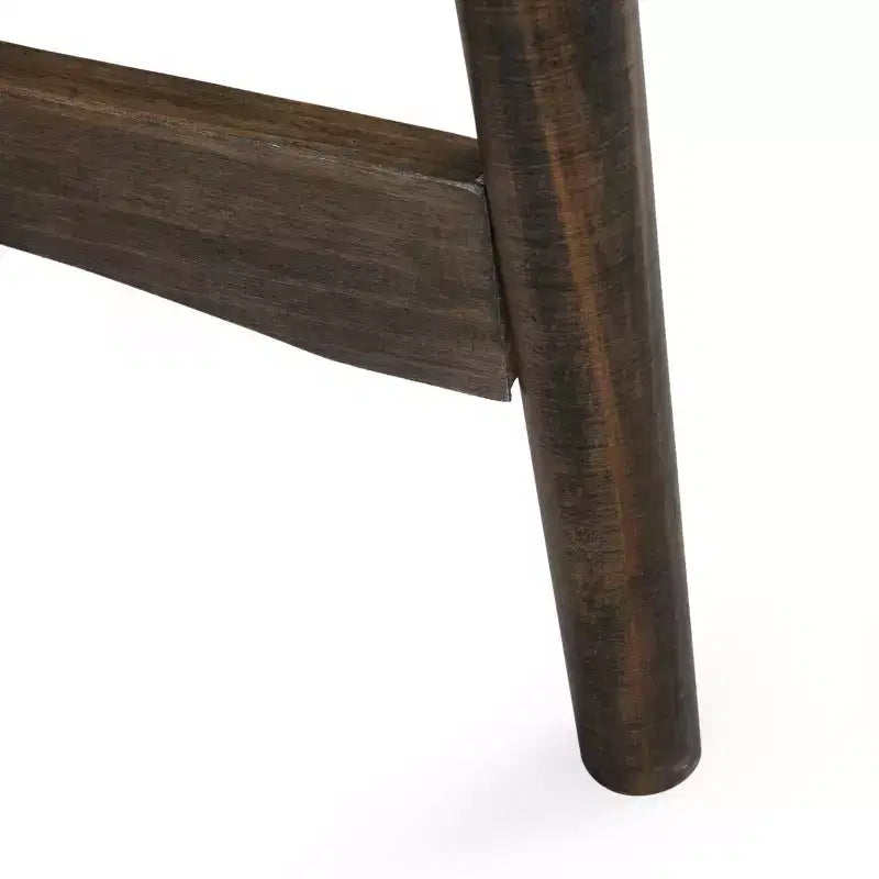Table d'appoint ronde en bois GDFStudio Murdock de style milieu de siècle