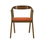 Armen Living, Chaise de salle à manger en bois Santana - Lot de 2