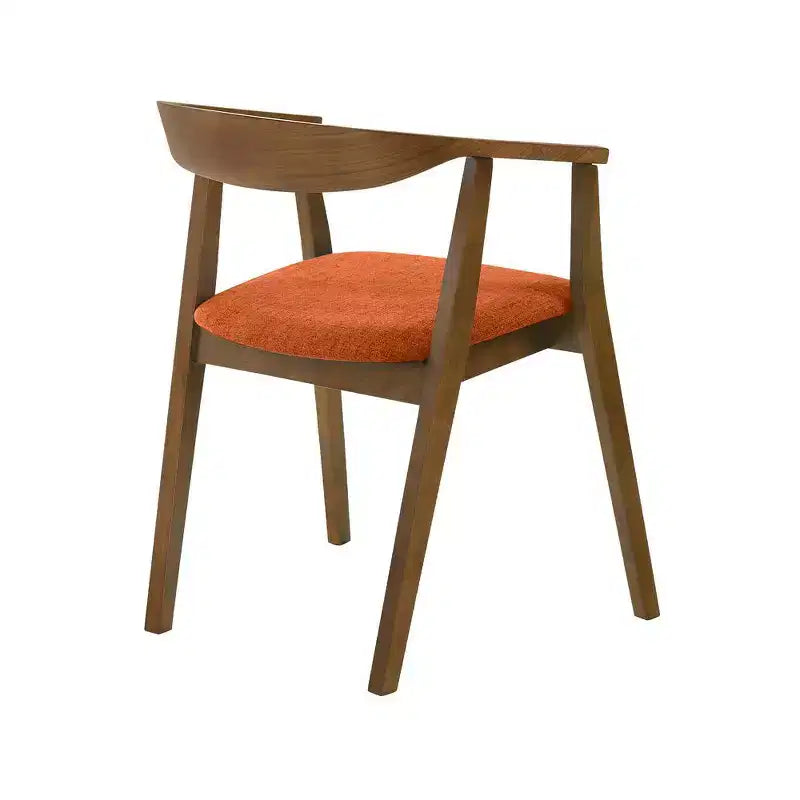 Armen Living, Chaise de salle à manger en bois Santana - Lot de 2