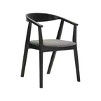 Armen Living, Chaise de salle à manger en bois Santana - Lot de 2