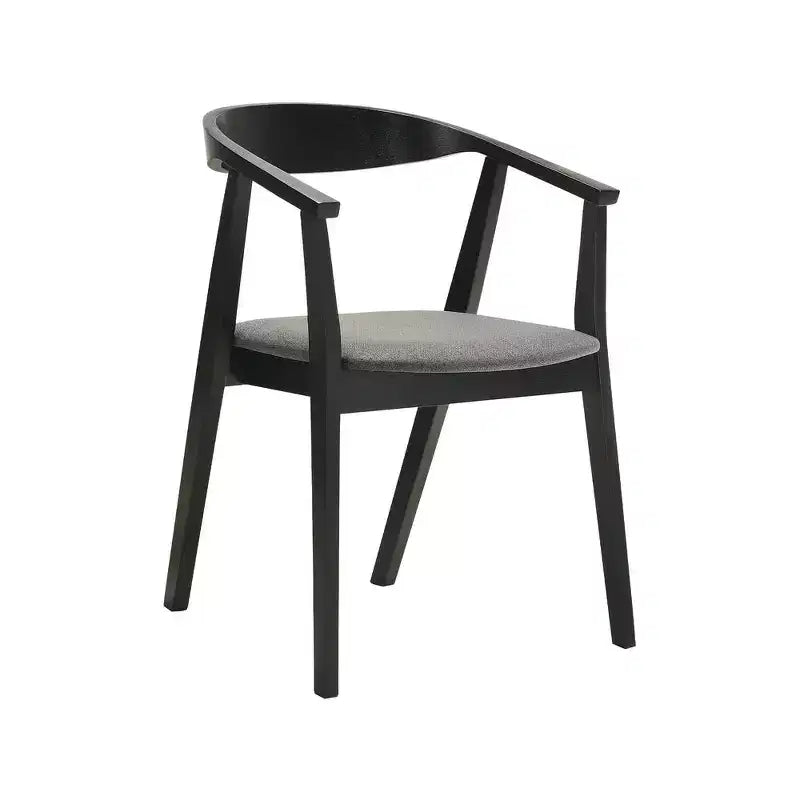 Armen Living, Chaise de salle à manger en bois Santana - Lot de 2