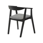 Armen Living, Chaise de salle à manger en bois Santana - Lot de 2