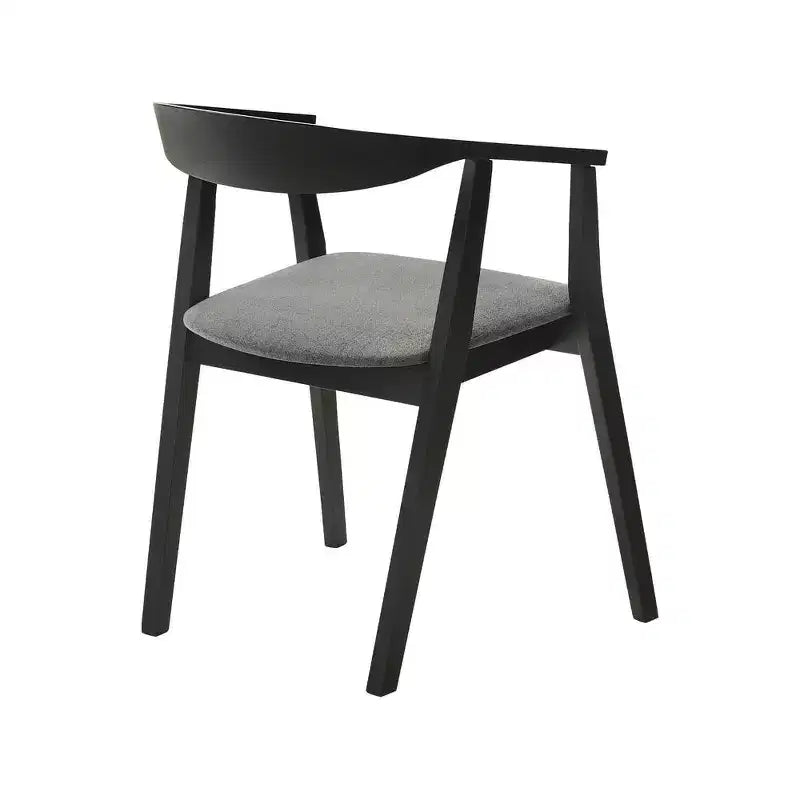Armen Living, Chaise de salle à manger en bois Santana - Lot de 2