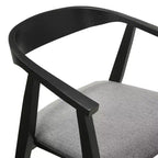 Armen Living, Chaise de salle à manger en bois Santana - Lot de 2