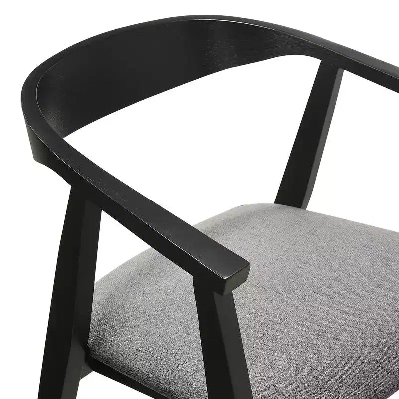 Armen Living, Chaise de salle à manger en bois Santana - Lot de 2