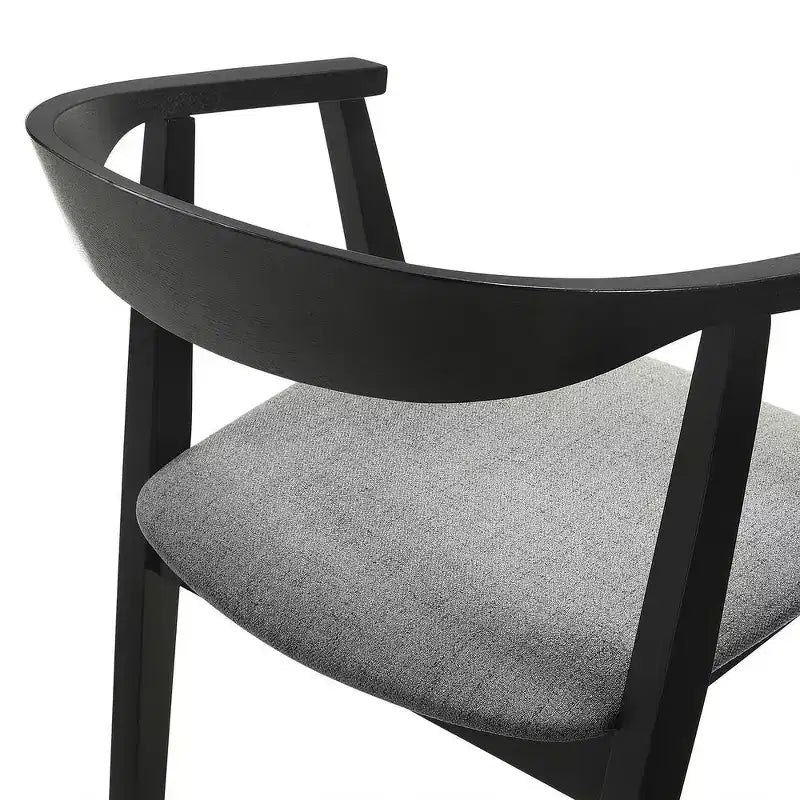 Armen Living, Chaise de salle à manger en bois Santana - Lot de 2