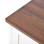 MAYEERTY Armoire de Rangement Moderne avec 4 Tiroirs Haute en Bois pour Salon Couloir Blanc Crème