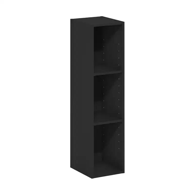 Bibliothèque ouverte à 3 niveaux HOMLUX avec étagères réglables