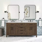 Pexfix Miroir Mural Pivotant Encadré en Métal pour Salle de Bain, Réglable Mural pour Décoration Murale Moderne