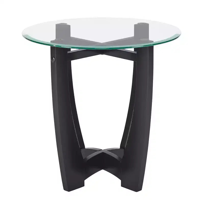 Table basse ovale Table d'appoint ronde Table basse en verre Table basse Table d'appoint Table d'appoint de canapé - ModernLuxe