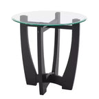Table basse ovale Table d'appoint ronde Table basse en verre Table basse Table d'appoint Table d'appoint de canapé - ModernLuxe