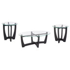 Table basse ovale Table d'appoint ronde Table basse en verre Table basse Table d'appoint Table d'appoint de canapé - ModernLuxe