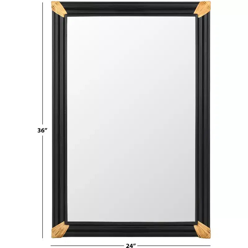 Miroir Bindie - 24.02 x 35.94 - MRR9021 - Naturel/Noir - Safavieh