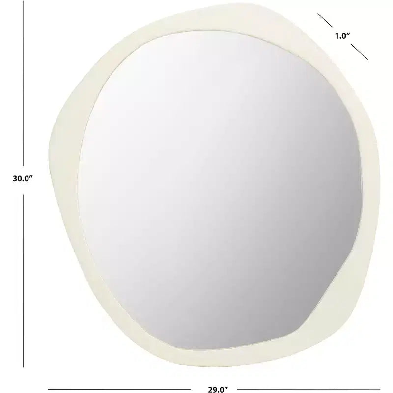 Miroir Rafla - 29 x 30 - MRR3069 - Ivoire - Safavieh