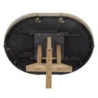 GDFStudio Salome – Ensemble de salle à manger 5 pièces avec table ronde extensible et chaises rembourrées