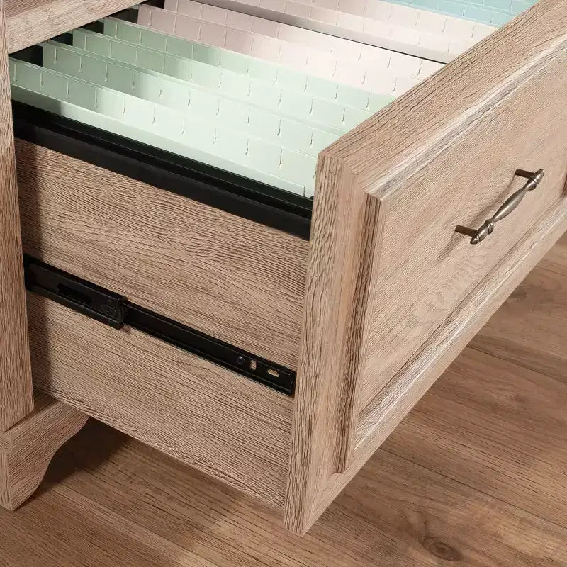 Étagère de Ferme Okak, Étagère de Présentation avec 1 Tiroir et 4 Étagères Ouvertes, Meuble de Rangement Autonome pour Salon, Bureau, Marron