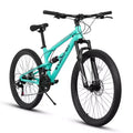 NAYSAYE Bicycle 26 Inch Mountain Bike with Steel Frame Shock Fork 21 Speed for Men and Women, Blue, 68*27*38