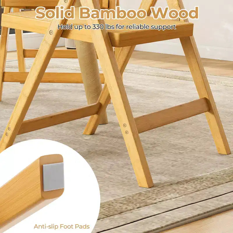 Chaises pliantes en rotin Costway, lot de 2/4 avec dossiers rotatifs, capacité de 150 kg