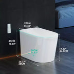 Toilettes intelligentes Dyonery, ouverture automatique du couvercle, bidet intégré, séchage à air chaud, stérilisation UV
