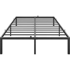 6 Inch Full Metal Bed Frame with Under Bed Storage, Heavy Duty Mattress Foundation, Easy Assembly, No Box Spring Needed