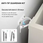 Meuble de rangement Dyonery au-dessus des toilettes, organisateur de salle de bain de style ferme peu encombrant avec porte-rouleau de papier toilette et étagère réglable
