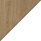 Table d'appoint carrée HomeStock Belmont avec grande surface et deux étagères, conception latérale ouverte symétrique, table d'appoint en MDF pour maisons modernes