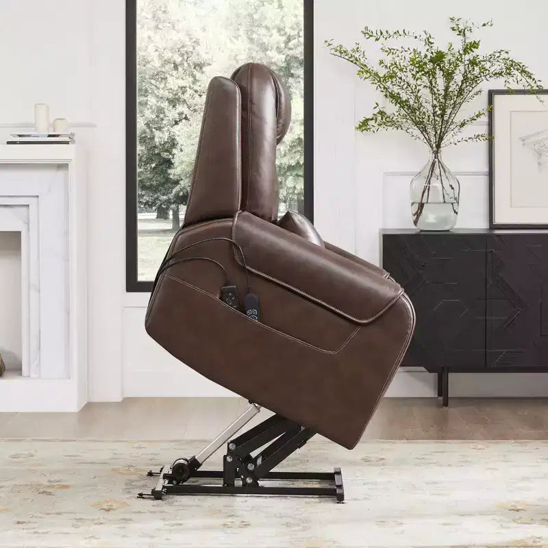 Fauteuil inclinable électrique releveur Spruce & Spring avec chauffage et massage pour personnes âgées