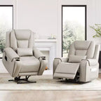 Fauteuil inclinable électrique releveur Spruce & Spring avec chauffage et massage pour personnes âgées