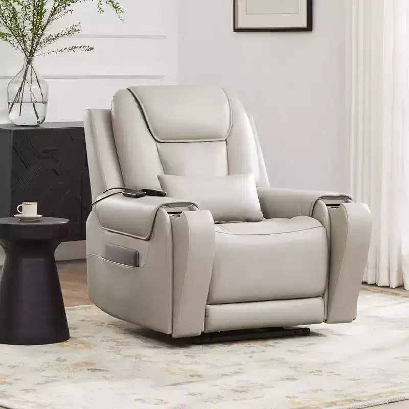 Fauteuil inclinable électrique releveur Spruce & Spring avec chauffage et massage pour personnes âgées