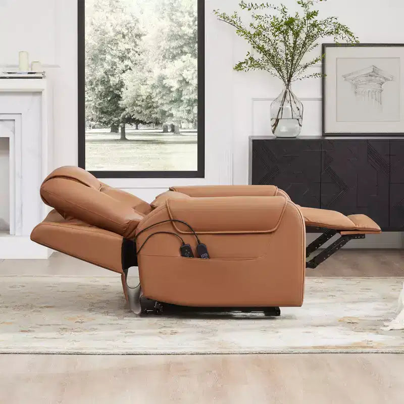 Fauteuil inclinable électrique releveur Spruce & Spring avec chauffage et massage pour personnes âgées