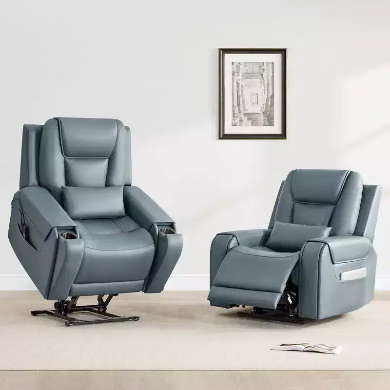 Fauteuil inclinable électrique releveur Spruce & Spring avec chauffage et massage pour personnes âgées