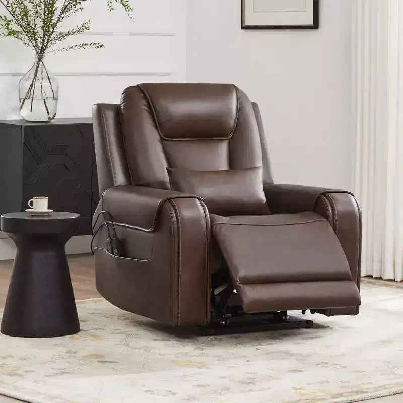 Fauteuil inclinable électrique releveur Spruce & Spring avec chauffage et massage pour personnes âgées