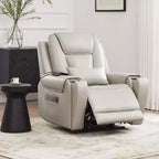 Fauteuil inclinable électrique releveur Spruce & Spring avec chauffage et massage pour personnes âgées