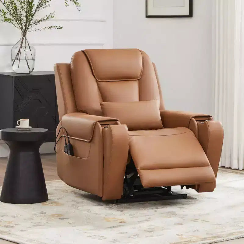 Fauteuil inclinable électrique releveur Spruce & Spring avec chauffage et massage pour personnes âgées