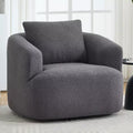 Okak Modern 360' Swivel Accent Chair Barrel Chairs with Soft Pillow,Small Arm Chair Single Sofa for Living Room,Office,Apartment