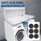 Plan de travail pour lave-linge/sèche-linge à 2 niveaux, comptoir de buanderie en bois avec rebords, cache-lave-linge/sèche-linge étanche avec patins antidérapants pour rangement dans la buanderie