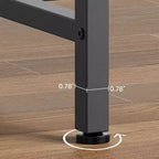 COZONY 39.4 Table console grise pour entrée, Table de canapé étroite derrière le canapé, Table étroite rustique industrielle pour salon, couloir