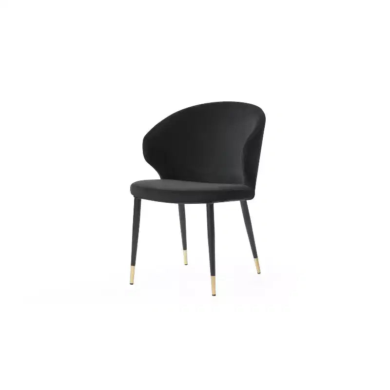 HomeStock Lot de 4 chaises de salle à manger en similicuir blanc de 36 po pour des intérieurs raffinés et sophistiqués, solutions de salle à manger élégantes