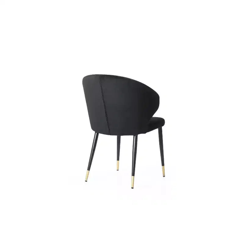 HomeStock Lot de 4 chaises de salle à manger en similicuir blanc de 36 po pour des intérieurs raffinés et sophistiqués, solutions de salle à manger élégantes