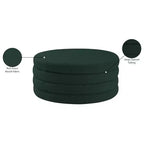 Meridian Furniture, Table basse en tissu bouclé Aphia