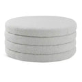 Meridian Furniture,Aphia Boucle Fabric Coffee Table