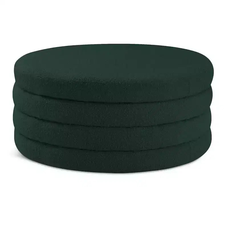 Meridian Furniture, Table basse en tissu bouclé Aphia