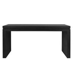 Okak 64IN Table Console Élégante avec Garniture Perlée Décorative, Table d'Entrée avec Plateau Épais, Table de Couloir pour Salon, Entrée