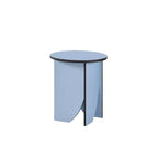 Kings Brand Furniture Table d'appoint ronde moderne Zoe, accessoire contemporain pour salon ou chambre à coucher