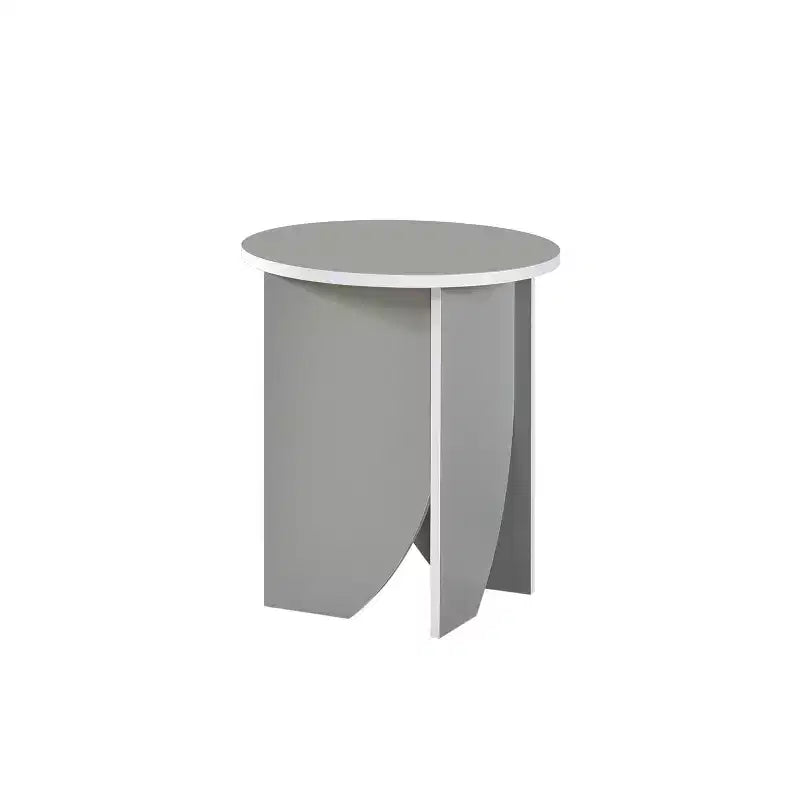 Kings Brand Furniture Table d'appoint ronde moderne Zoe, accessoire contemporain pour salon ou chambre à coucher
