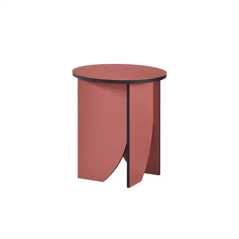 Kings Brand Furniture Table d'appoint ronde moderne Zoe, accessoire contemporain pour salon ou chambre à coucher