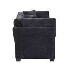 Christopher Knight Home Sany Canapé moderne 3 places en chenille de 212 cm avec accoudoirs évasés et coussins