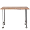 RESTORE Sunset Cedar Solid Live Edge Wood Console Table by Pipe Decor
