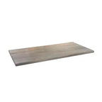 RESTORE Riverstone Grey Solid Wood Desk Tabletop by Pipe Decor