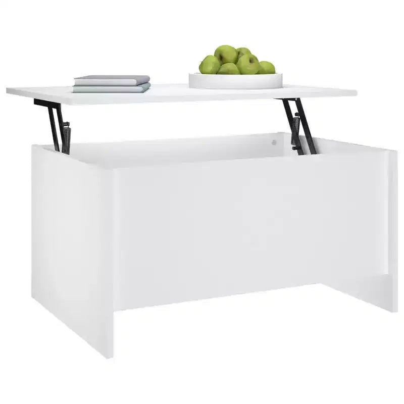 Table basse en bois composite blanc Table basse standard